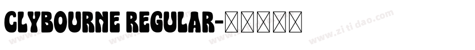 Clybourne Regular字体转换